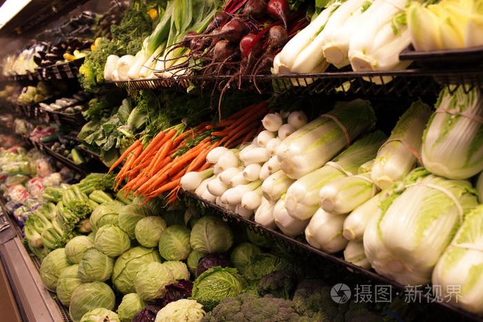蔬菜水果零售商青菜蔬菜类